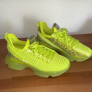 Neon Steve Madden sneakers